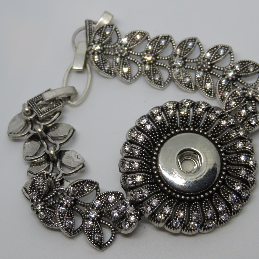 Antique, flowery, ornate bracelet